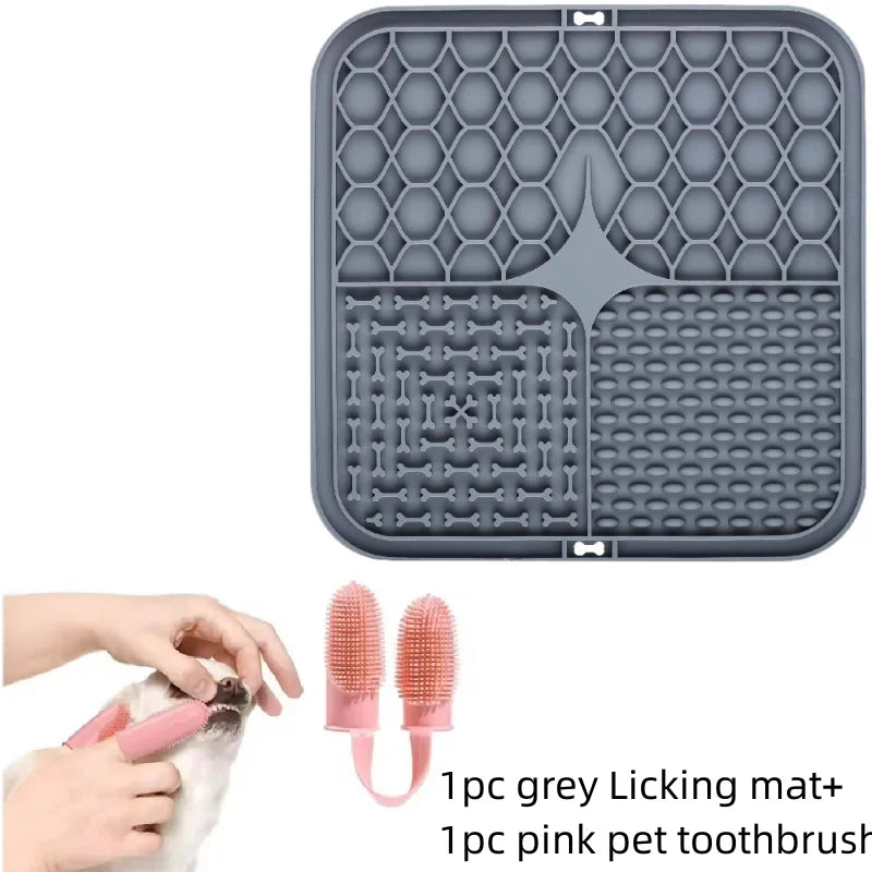 Silicone Pet Lick Mat Slow Feeder for Dogs