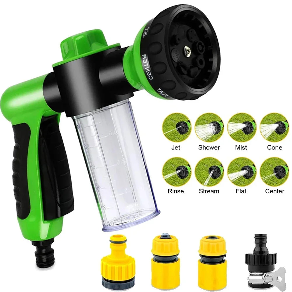 8 in 1 High Pressure Pet Shower Gun for Dogs and Cats
