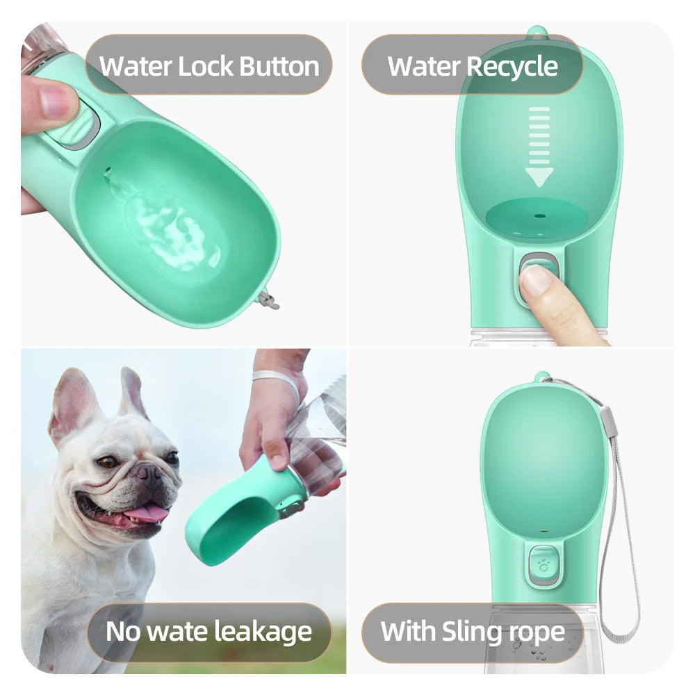 Portable Dog Water Bottle for Outdoor Travel