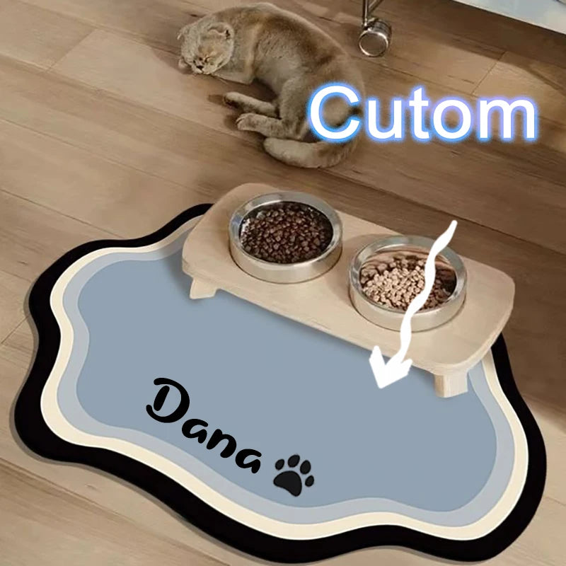 Custom Diatom Mud Pet Feeding Mat for Dogs