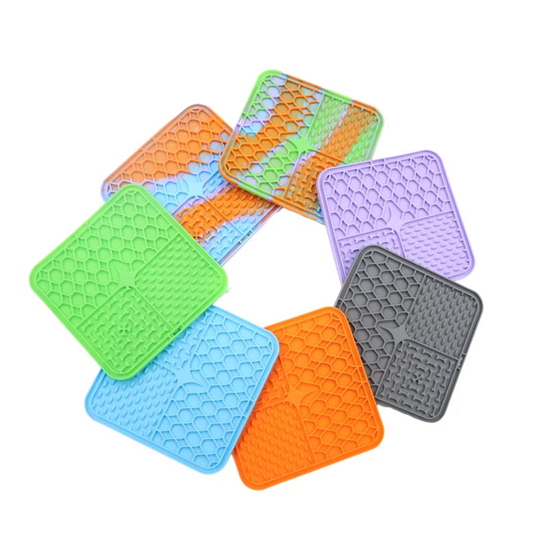 Silicone Pet Lick Mat Slow Feeder for Dogs