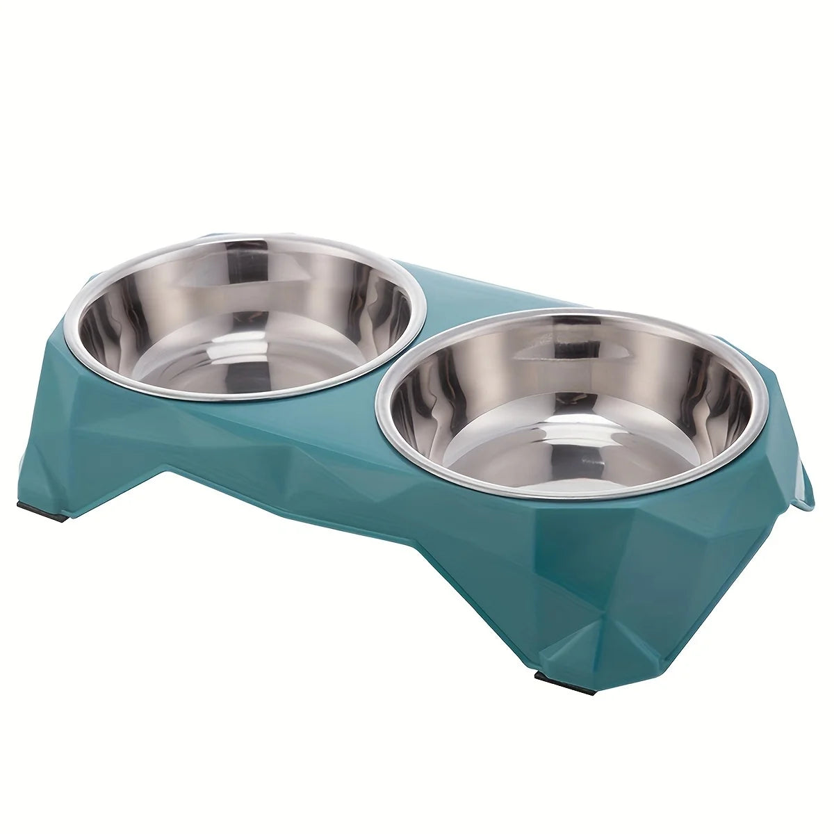Stainless Steel Double Pet Bowl for Dogs and Cats