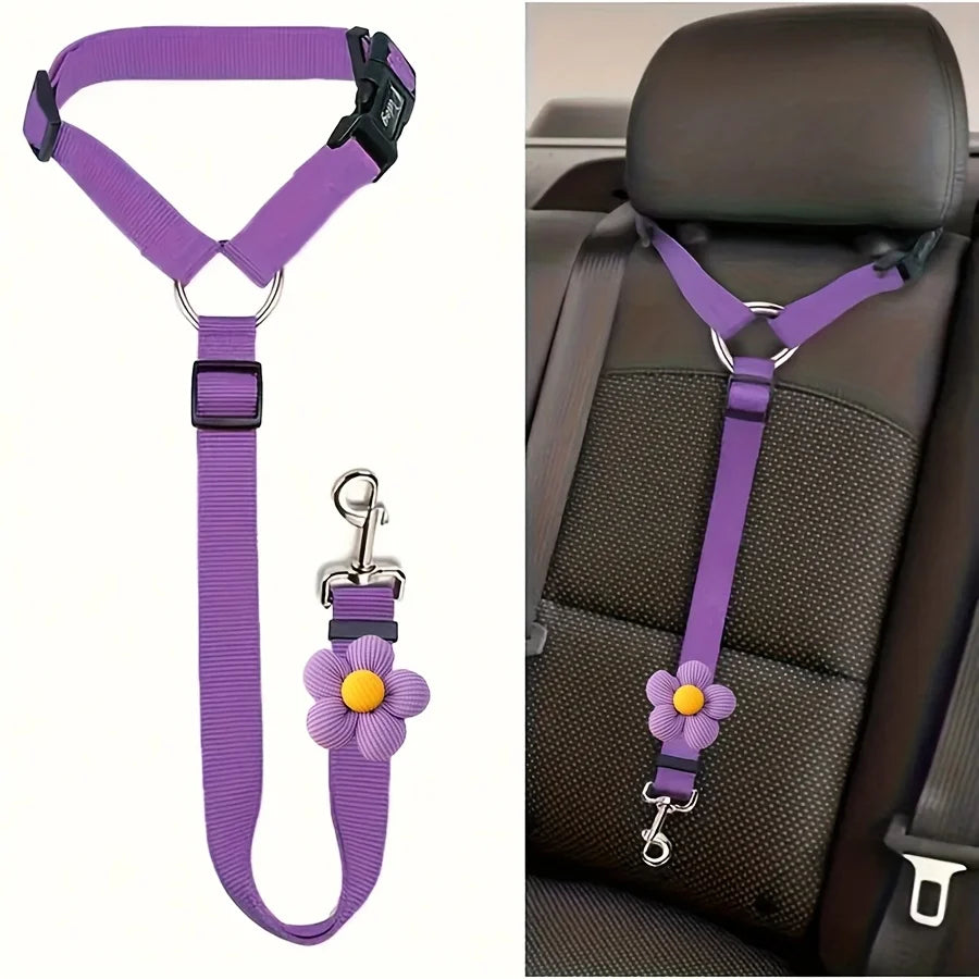 Dog Car Seat Belt Tether Safety Leash for Vehicles
