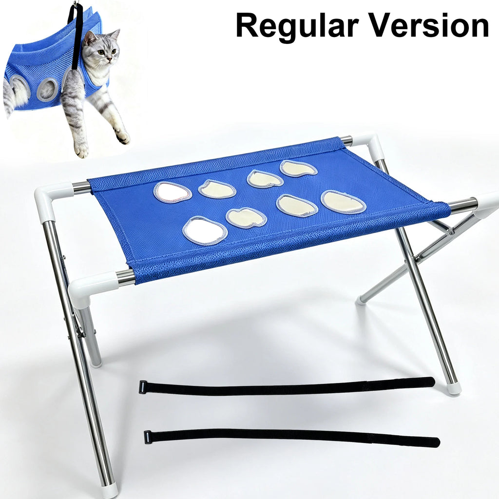 Foldable Pet Grooming Bath Table with Fixed Leash