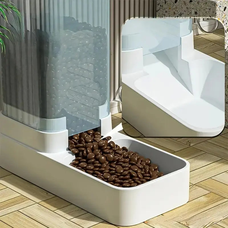 Automatic Gravity Food and Water Dispenser for Dogs and Cats