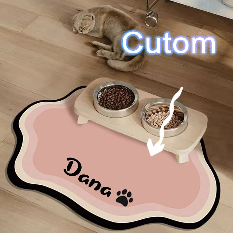 Custom Diatom Mud Pet Feeding Mat for Dogs