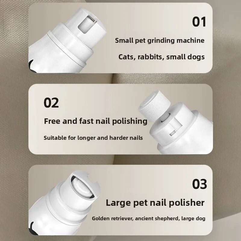 Electric Pet Nail Grinder Clipper for Dogs and Cats