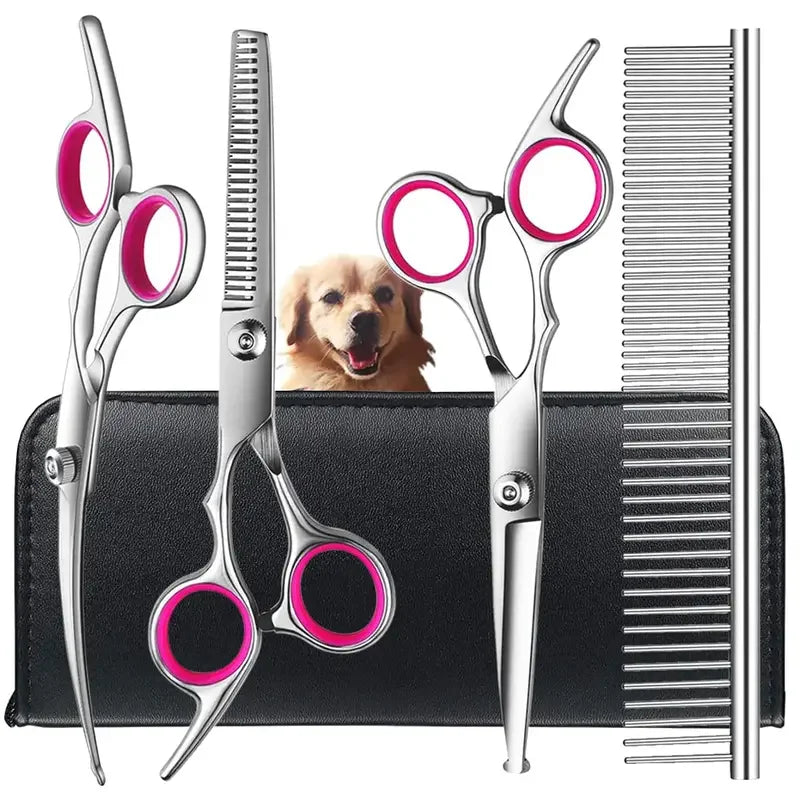Stainless Steel Dog Grooming Shears Scissors for Dogs