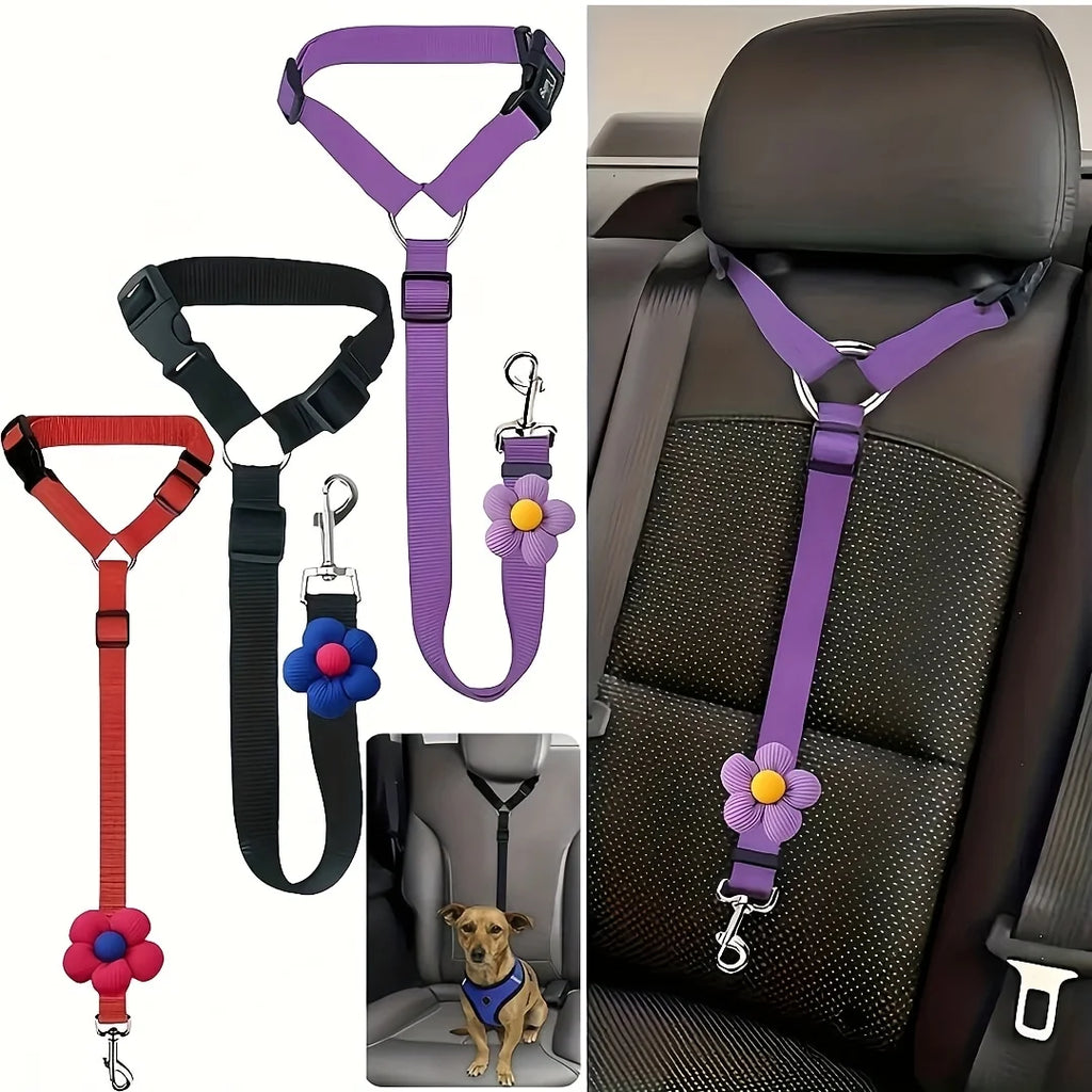 Dog Car Seat Belt Tether Safety Leash for Vehicles