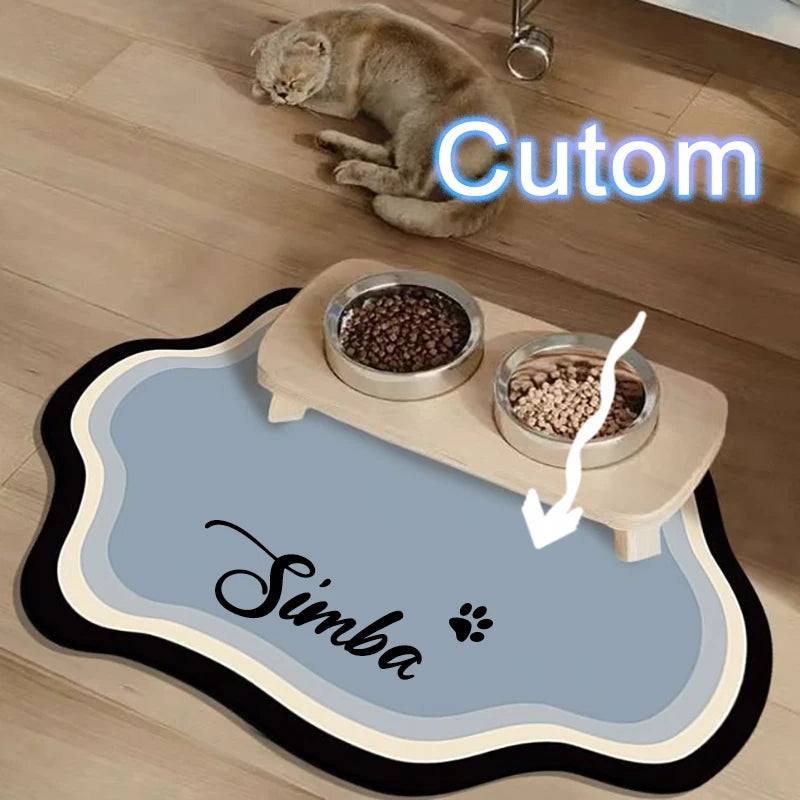 Custom Diatom Mud Pet Feeding Mat for Dogs