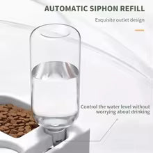 Automatic Double Pet Bowl Feeder for Dogs and Cats
