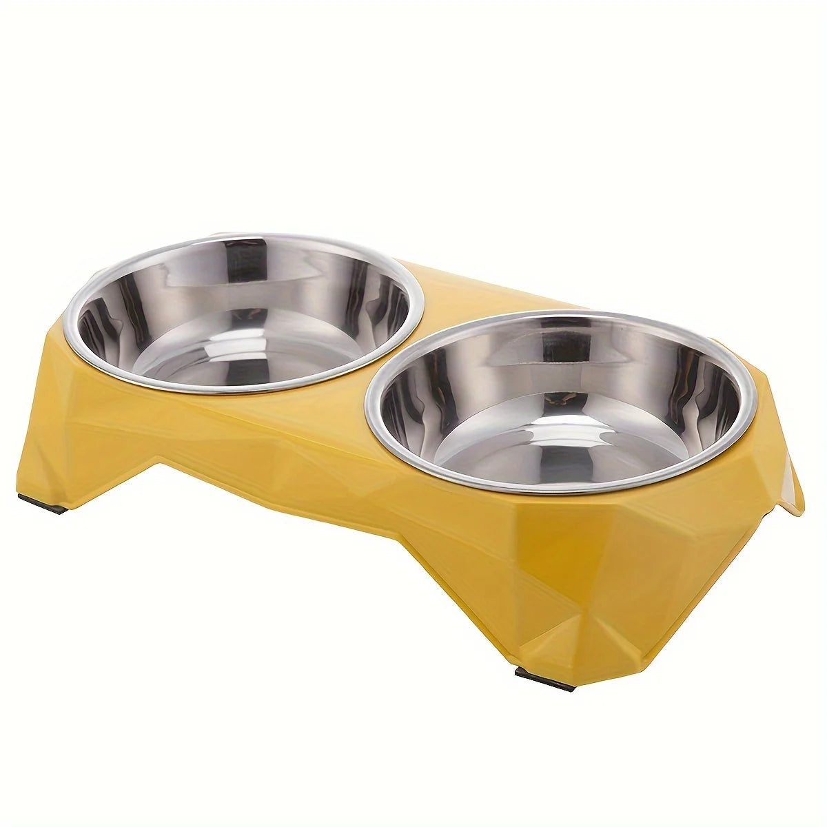 Stainless Steel Double Pet Bowl for Dogs and Cats