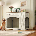 110 cm Wooden Dog Crate Furniture Kennel for Dogs