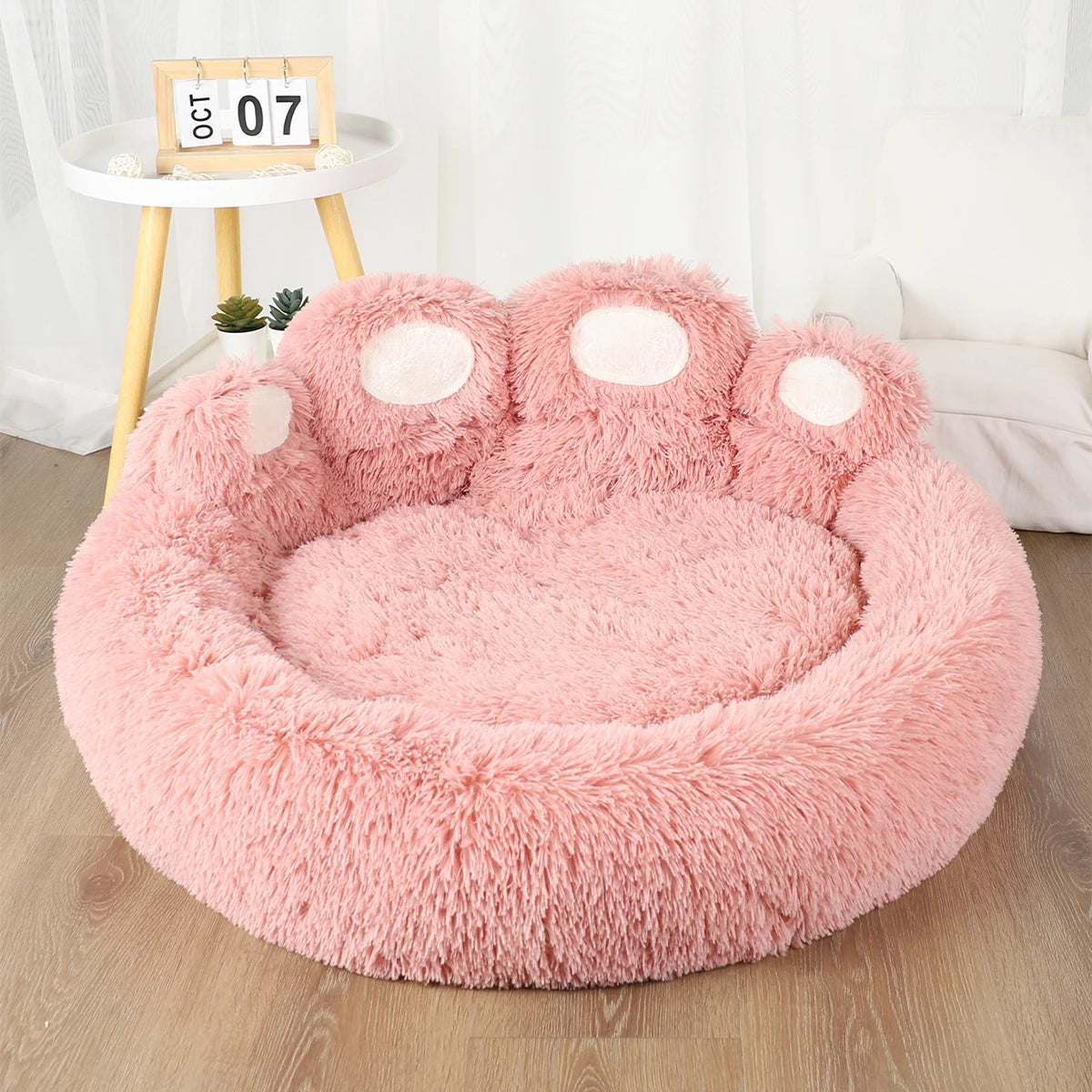 Warm Fluffy Pet Bed Cushion Sofa for Dogs and Cats