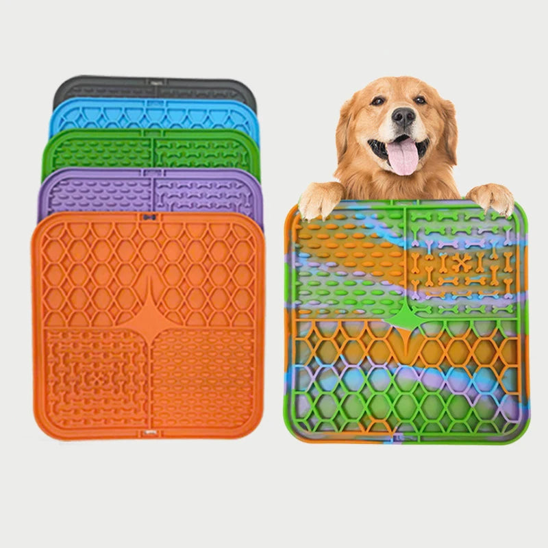 Silicone Pet Lick Mat Slow Feeder for Dogs