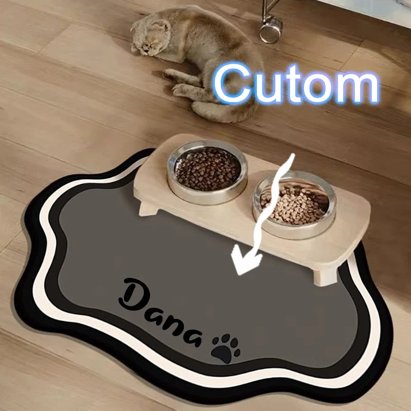 Custom Diatom Mud Pet Feeding Mat for Dogs