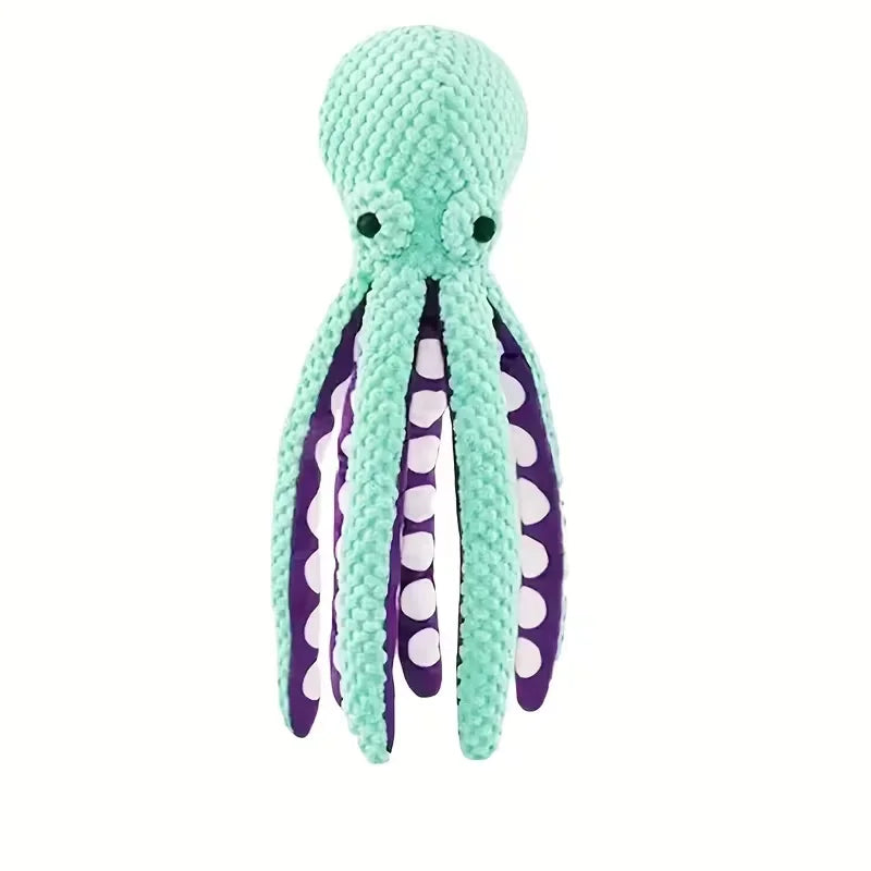 Plush Octopus Squeaky Dog Toy for Dogs