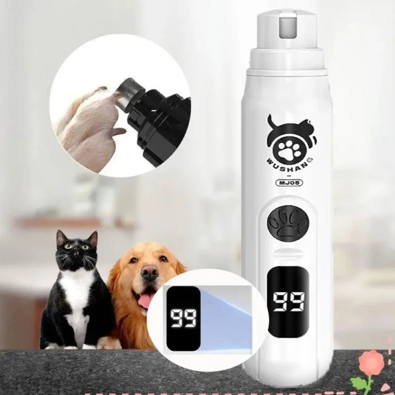 Electric Pet Nail Grinder Clipper for Dogs and Cats