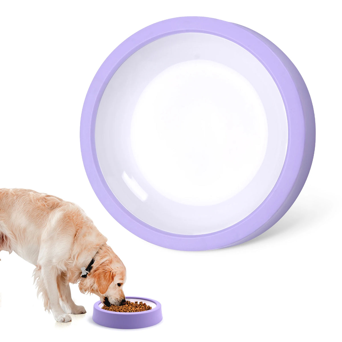 Non Slip Slow Feeder Bowl for Dogs and Cats