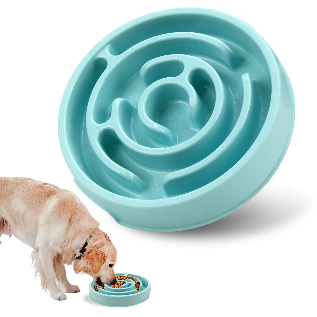 Non Slip Slow Feeder Bowl for Dogs and Cats