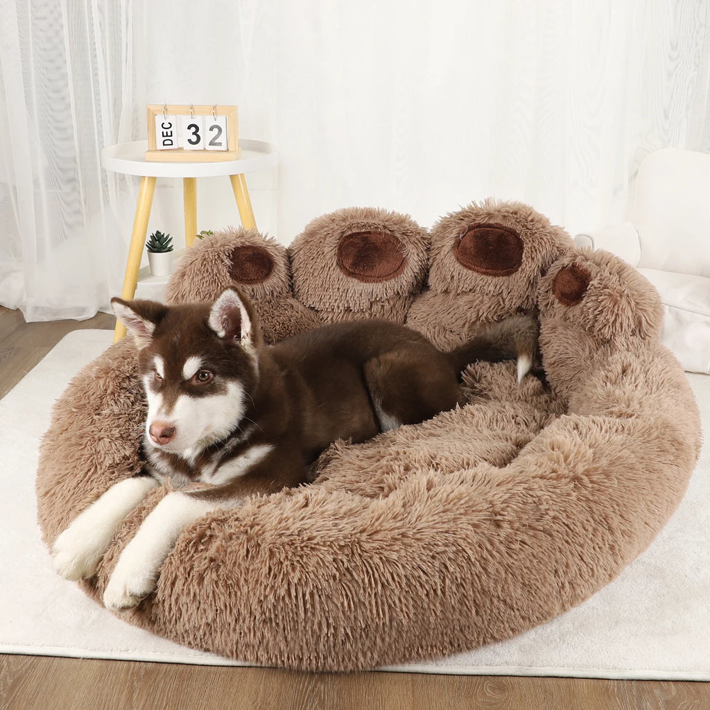Warm Fluffy Pet Bed Cushion Sofa for Dogs and Cats