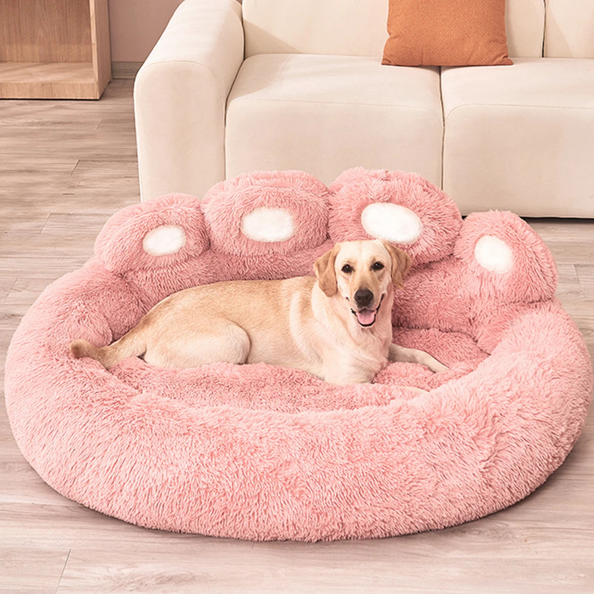 Warm Fluffy Pet Bed Cushion Sofa for Dogs and Cats