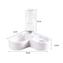 Automatic Double Pet Bowl Feeder for Dogs and Cats