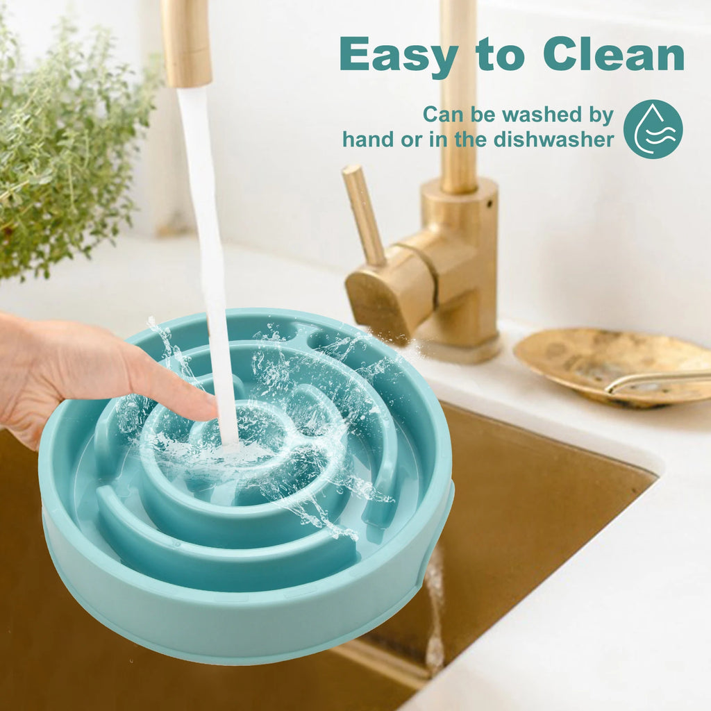 Non Slip Slow Feeder Bowl for Dogs and Cats