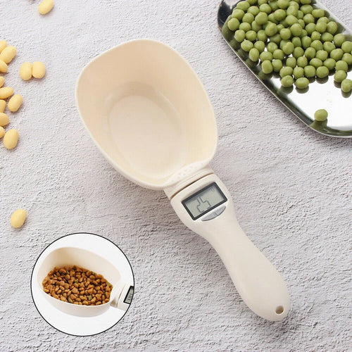 Digital Pet Food Measuring Scoop Scale with LED Display