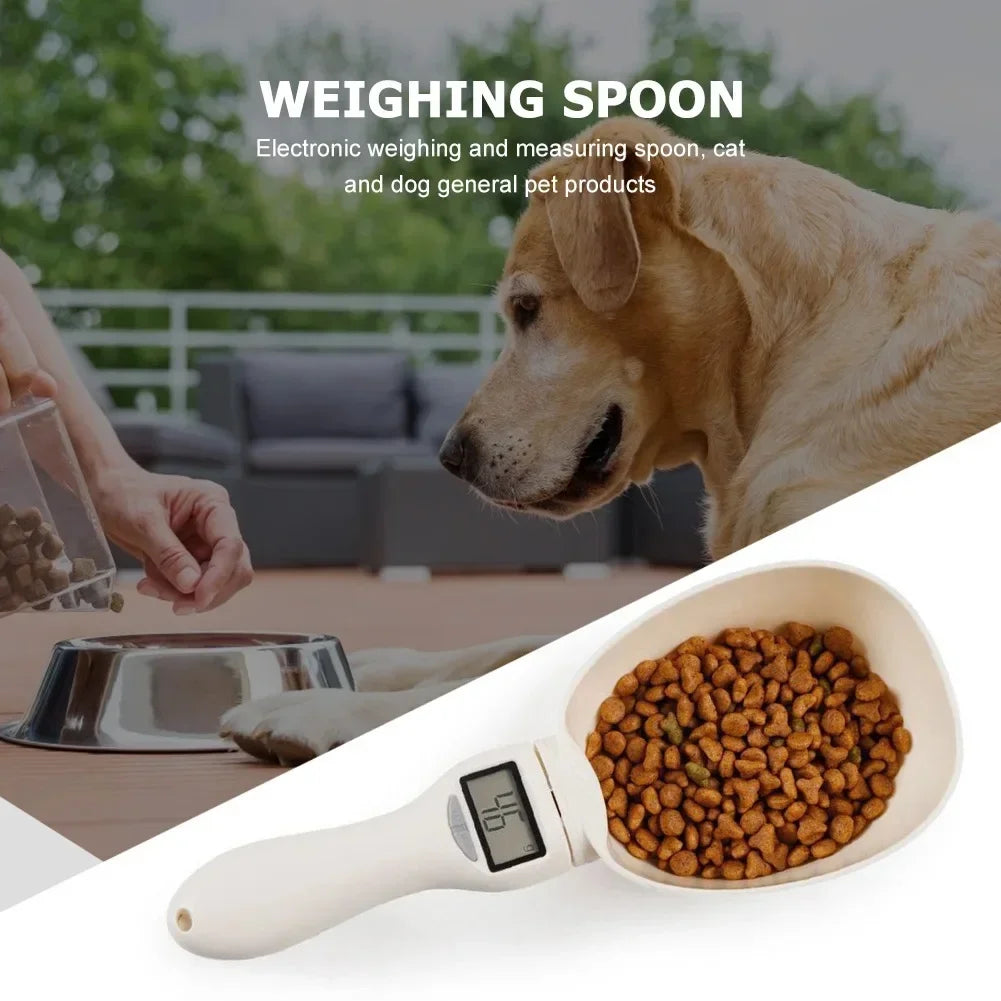 Digital Pet Food Measuring Scoop Scale with LED Display