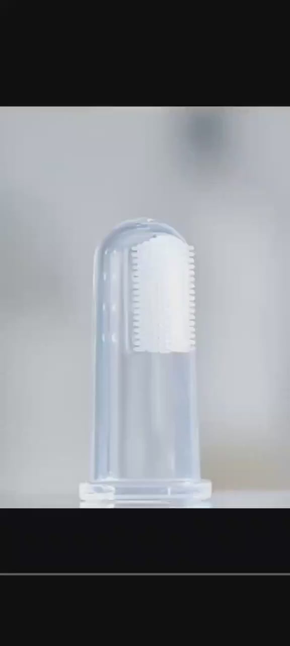 Silicone Soft Pet Finger Toothbrush for Dogs and Cats