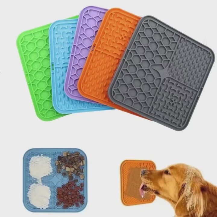 Silicone Pet Lick Mat Slow Feeder for Dogs